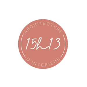 logo rond 15 heures 13 architecture d'intérieur terracotta