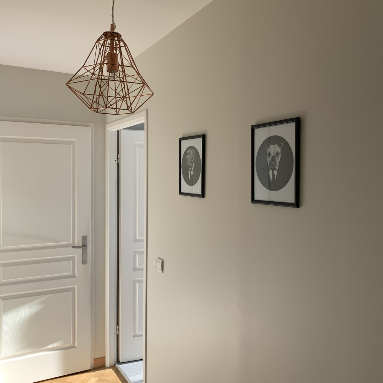 peinture couloir school house white farrow and ball